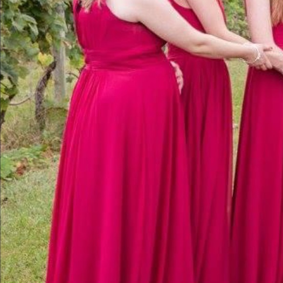 Red maternity dress - Picture 2 of 7